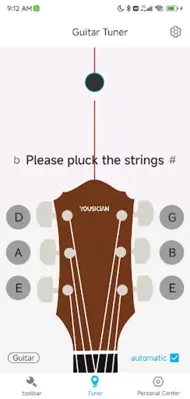 Guitar tuning android App screenshot 2